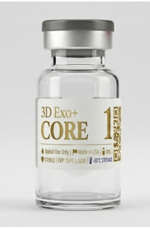 3D Exo+ Core vial